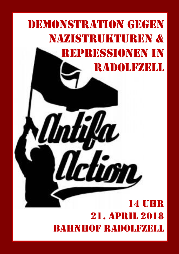 214 Antifa Demo Flyer Front